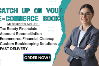 do catch up bookkeeping and clean up quickbooks, amazon and shopify books