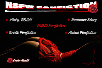 write nsfw fanfiction erotica bdsm erotic romance story ghostwriter smut kink