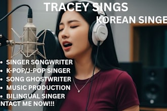 be female pop singer, kpop, jpop, female rapper, topliner, japanese songwriter