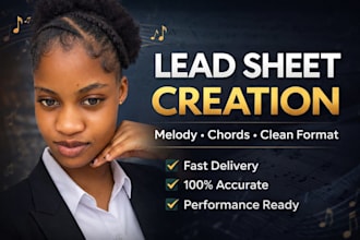 turn any song into a clear professional lead sheet with chords