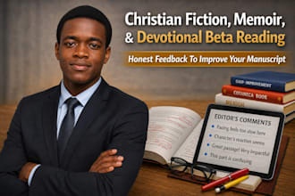 beta read your christian fiction, memoir, or ya manuscript