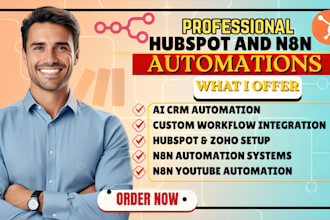 setup hubspot crm workflow, n8n automation, crm integration for business apollo