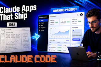 claude code full stack developer build saas with claude code web app developer