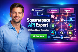 do squarespace api webhook zapier integration automation