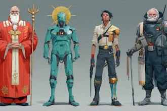 make science fiction art and illustration