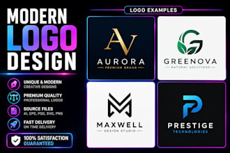 esign modern minimalist logo for your business