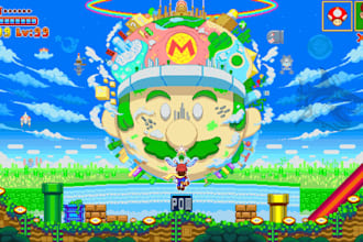 create gen 3 pokemon emerald sprite full rom ready or mario game in 16bit, 32bit