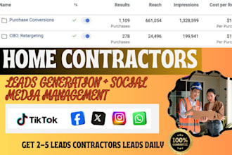 construction leads homeowners facebook ads leads homeowners contractors website
