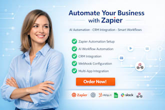 create zapier automation workflow, zapier crm integration, ai automation