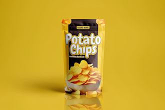 make modern pouch and food packaging design