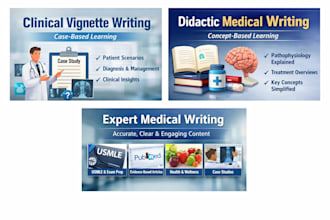 write medical articles with a didactic pattern