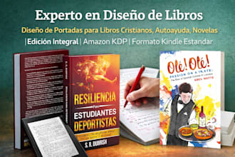 diseñamos la portada, editamos el libro y le damos formato a tu libro cristiano