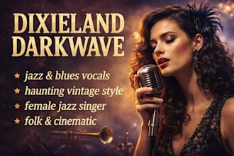 dixieland darkwave jazz singer blues singer jazz vocals female vocalist folk