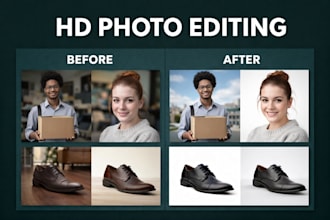 professionally edit your photos in HD quality