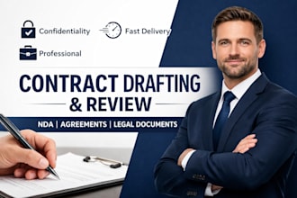 write business contract employment agreement service contract and legal document