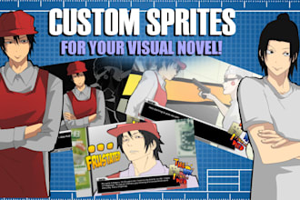 make anime custom sprite