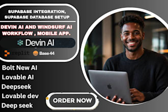 build windsurf ai v0 dev supabase integration fix rork ai app bolt replit devin