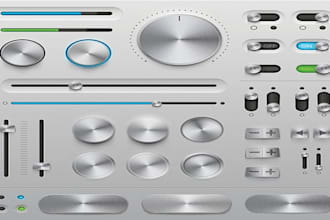 design realistic knobs, sliders and controls for your vst audio plugin UI