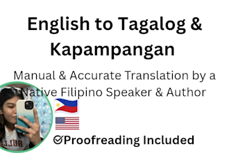 translate english to tagalog and kapampangan