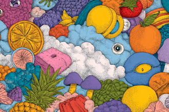 illustrate any image in doodle style