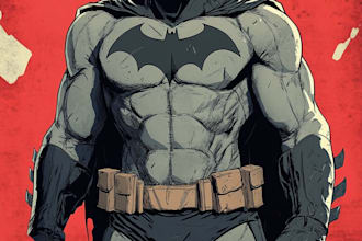 superhero character for comics