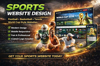 build american football worldcup website basketball tennis website football logo
