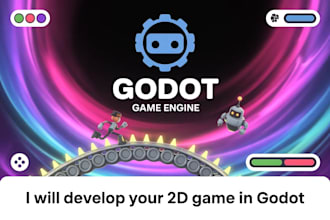 develop a professional godot game 2d 3d game development