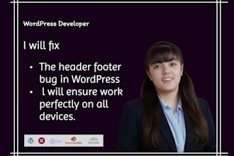fixing header footer bug in wordpress
