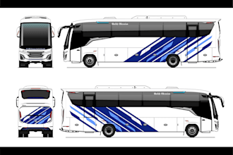 make a buses livery and wrap livery for your buses