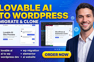 migrate lovable ai to wordpress clone lovable ai website, lovable ai developer