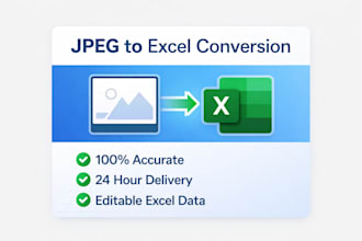 convert jpeg image to excel or word manually and accurately