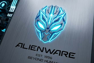 design a unique alien glyph or logo for your brand