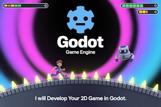 develop godot 2d or 3d game prototype or full game development
