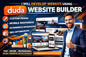 develop website using duda website builder