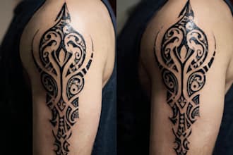 draw unique and meaningful tribal tattoo designs