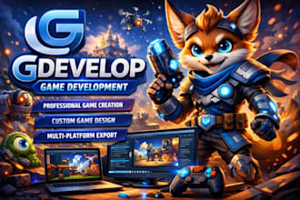 develop a professional gdevelop game for mobile or PC