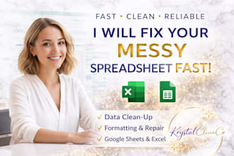 clean and organize your excel spreadsheet fast