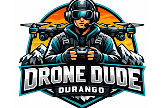 design creative drone logo
