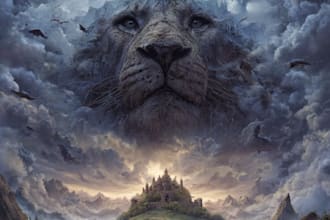 draw a book cover illustration