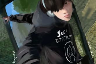 make digital art for you