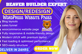 build modern wordpress website with oxygen divi beaver builder elementor pro