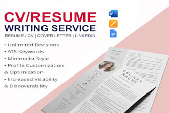 be your professional ats executive resume and CV maker