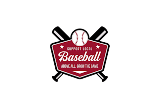 design little baseball tournament league logo