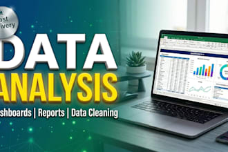 do excel data analysis, data cleaning and create report