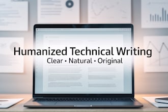 do technical paraphrasing and humanize content