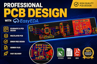 design custom pcbs and schematics using easyeda