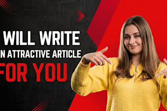write unique article for you