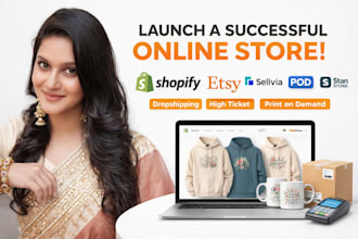 do print on demand shopify dropshipping etsy pod sellvia high ticket stan store