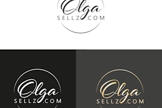 design elegant cursive signature logo