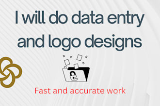 do typing, logo design, data entry, handwriting work accurately